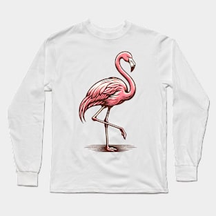 Flamingo Long Sleeve T-Shirt